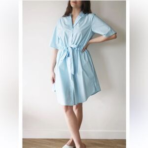 Ichi Kala Shirtdress in Blue S